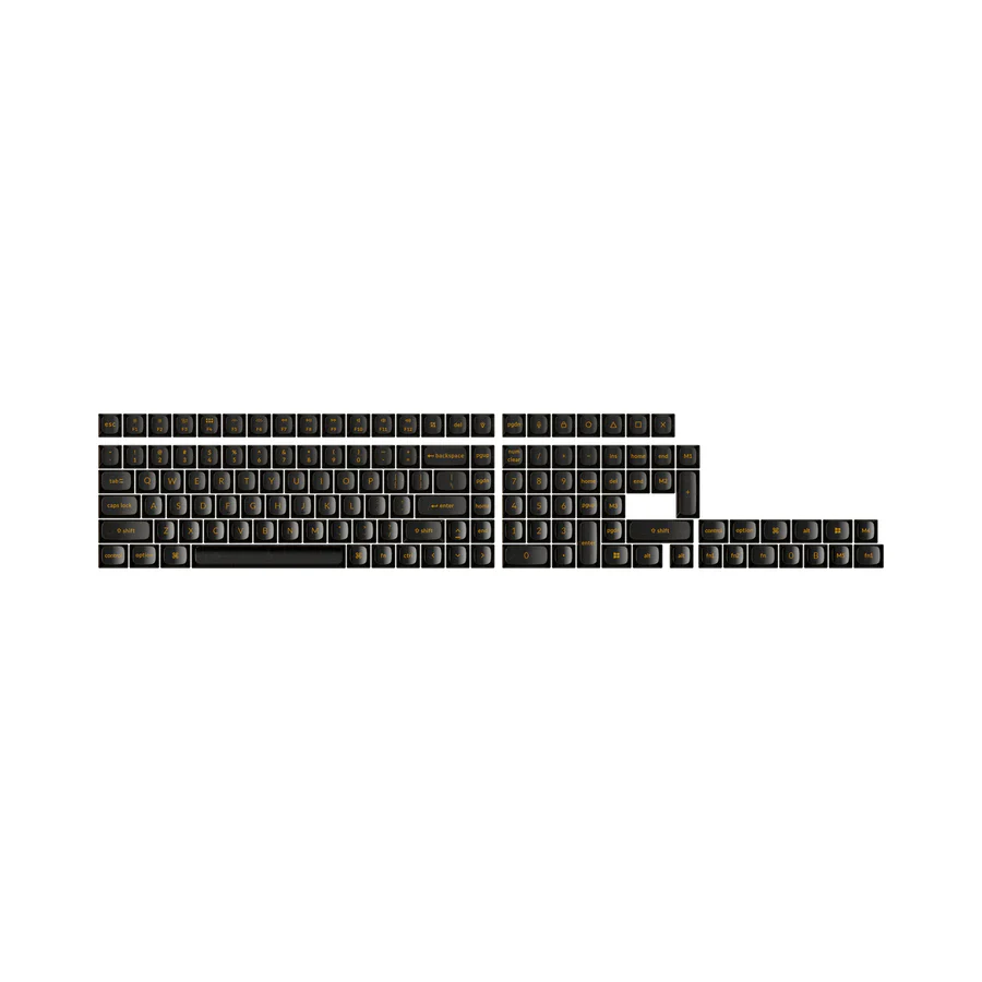 Black Transparent OSA Full Set Keycap Set - Image 3