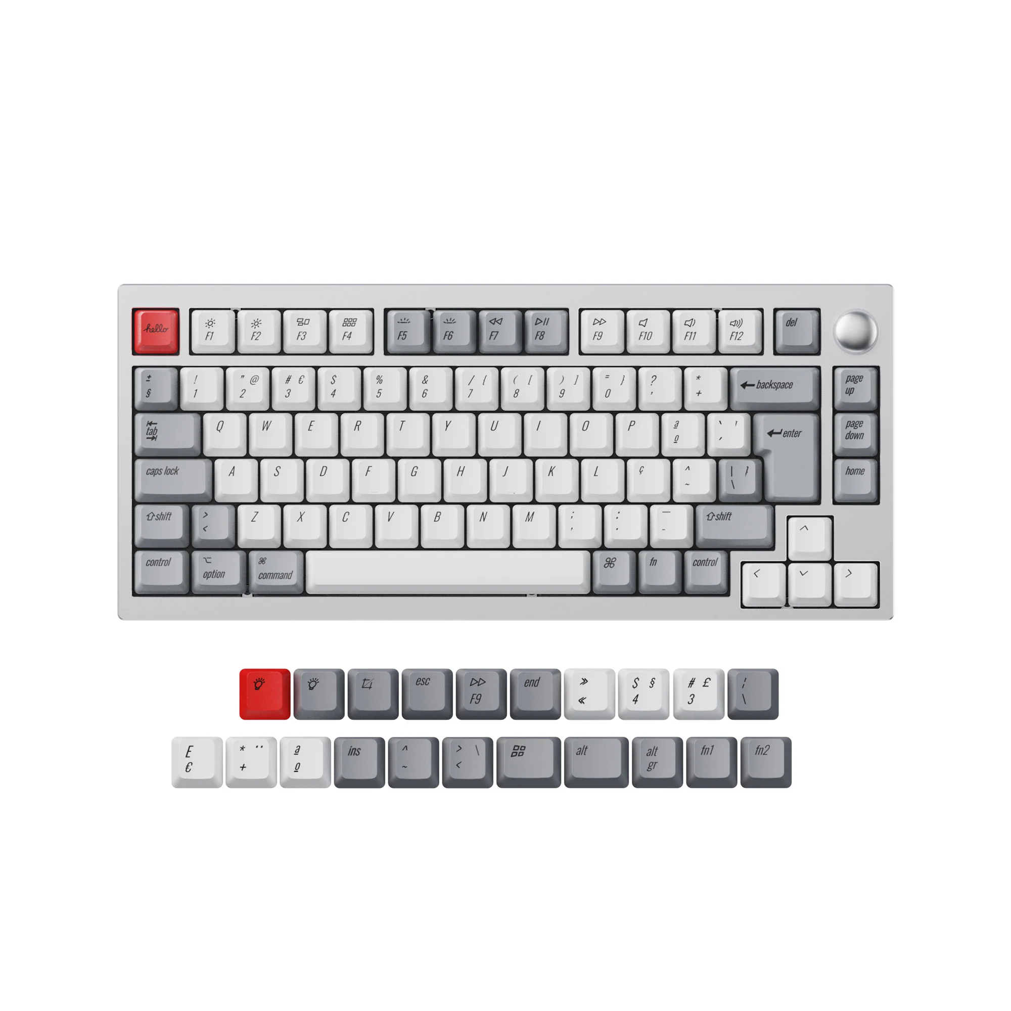 ISO & ANSI L1 & P1 OEM Dye-Sub PBT Keycap Set - Retro - Image 3