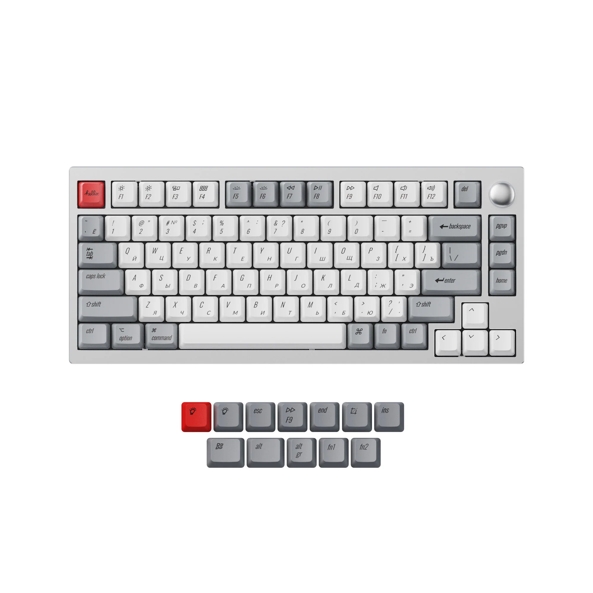 ISO & ANSI L1 & P1 OEM Dye-Sub PBT Keycap Set - Retro - Image 4