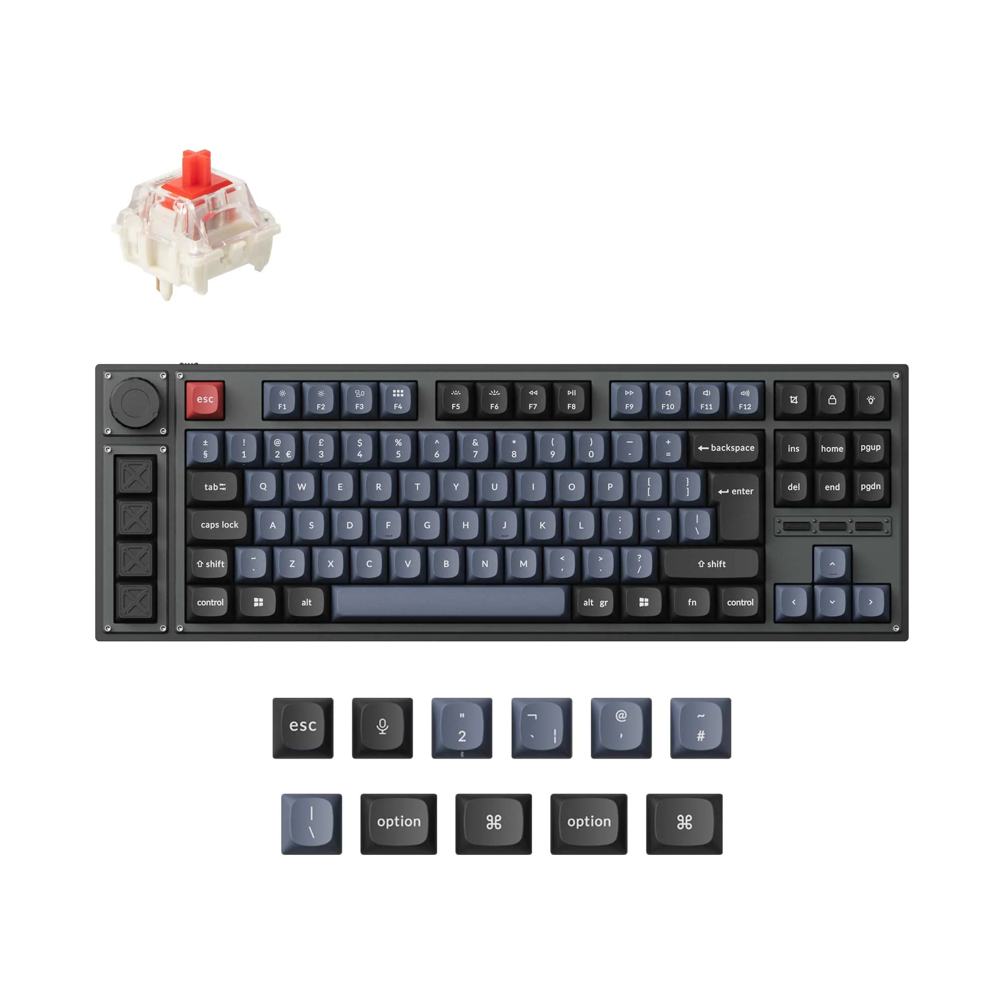 Lemokey L3 QMK/VIA Wireless Custom Mechanical Keyboard ISO Layout Collection - Image 3