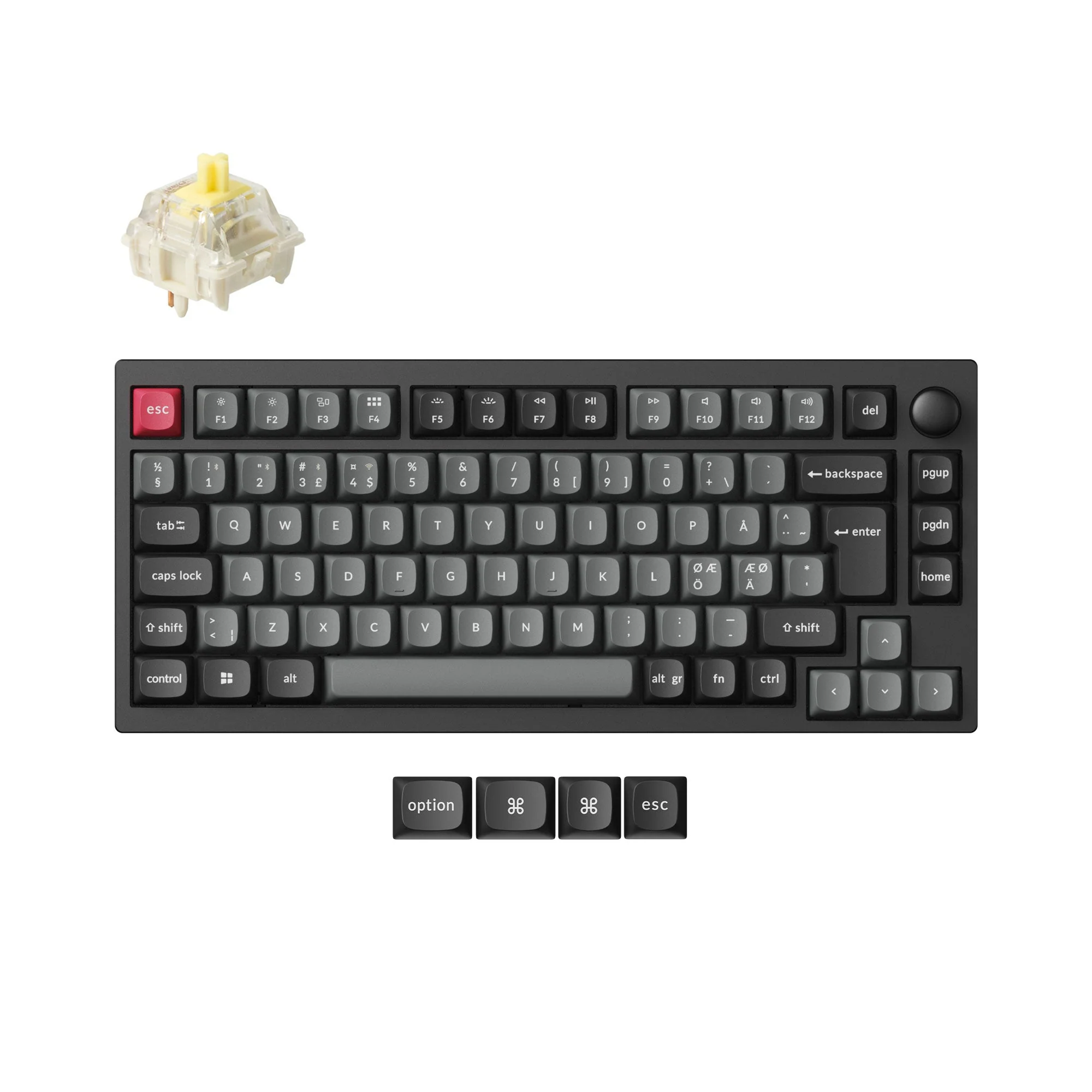 Lemokey P1 QMK Wireless Custom Mechanical Keyboard ISO Layout Collection - Image 9