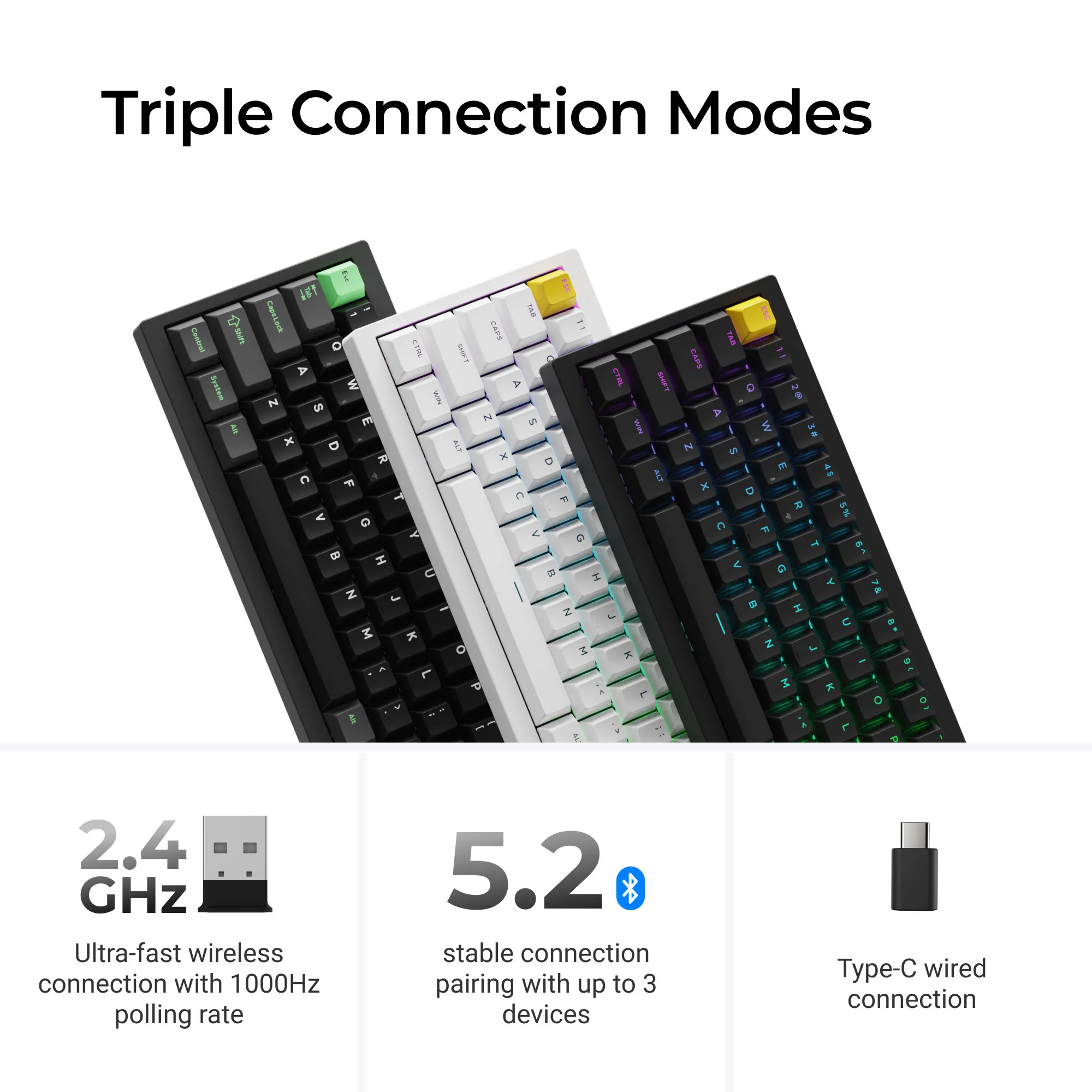 Lemokey P2 HE Wireless Magnetic Switch Custom Gaming Keyboard - Image 4